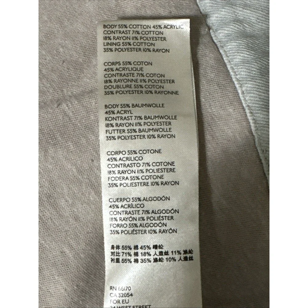 Free People XS/S Lakeside Denim Jacket We The Free Knit - Picture 13 of 15